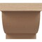 Ekena Millwork 12"W x 12"D x 12"H Wide Alpine Rough Cedar Woodgrain TimberThane Corbel, Primed Tan CORUR12X12X12ALPRCPR - alternate 2
